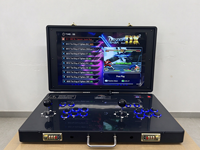Mesin Game Arcade Portabel Koper 2 Pemain Layar Lipat 110V 240V Langsung dari Pabrik Rumah Perjalanan Konsol Video Retro
