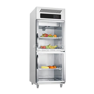 Gabinete de Lujo de Cuatro Puertas con Temperatura Única, Tanque Interior Convertible Congelado y Refrigerado, Totalmente Abierto - Product Image 2