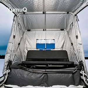 YumuQ 1.37x0.86x0.54m 600D Oxford Camping Imperméable Portable Extérieur Tente de pêche sur glace personnalisée pour <span class=keywords><strong>l</strong></span>'hiver - Product Image 5