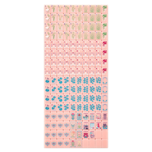 Juego de Fichas de Mahjong de Acrílico Rosa Jade, Lujoso y Elegante, 160 Piezas, Portátil, Estilo Americano, Tema Torre Eiffel, Bicicleta y <span class=keywords><strong>Metro</strong></span> - Product Image 2