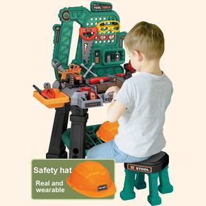 Table d'établi d'ingénierie de simulation enfant jeu de simulation atelier jouet ensemble d'<span class=keywords><strong>outils</strong></span> banc d'<span class=keywords><strong>outils</strong></span> pour tout-petits avec ensemble d'<span class=keywords><strong>outils</strong></span> de jeu réalistes - Product Image 2