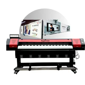 Impresora eco solvente pequeña i3200 rollo a rollo impresora eco solvente y cortador para vinilo y Banner a la venta