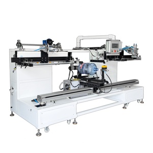 Système UVLED automatique haute efficacité bicolore, imprimante sérigraphique 2 postes, zone d'impression maximale 400x600mm, état neuf pour - Product Image 1