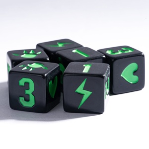 Faccub biểu tượng tùy chỉnh 12mm 16mm 20mm D6 xúc xắc nhựa acrylic xúc xắc với <span class=keywords><strong>logo</strong></span> quảng trường quảng cáo trò chơi màu đen tùy chỉnh mờ xúc xắc - Product Image 2