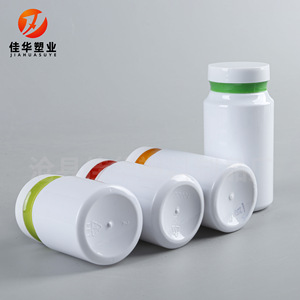 Botella de plástico Jiahua Plastics de 80cc 100cc 120ml 150cc con tapa para envasado de cápsulas y tabletas de calcio - Product Image 2