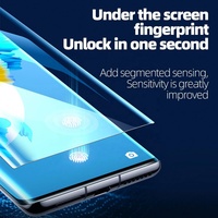Handy-Displayschutzfolie aus Gehärtetem Glas Klasse AAA 3D Vollkleber UV-Licht-Härtungsfolie Ultra-Dünn für GPS-Geräte