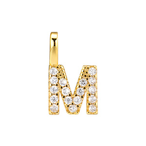Pendentif en argent sterling 925 avec lettre, accessoires simples, pendentif rond en zircon, bijoux DIY pour femmes, cadeau de bijoux - Product Image 6