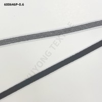 Nouvelles idées YUYONG 600646P-0.6 Bande élastique en polyester et nylon, sangle jacquard en maille peluche pour bandoulière de sac et bretelles de lingerie