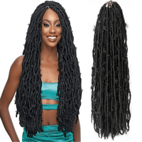 Vente en Gros 14 Pouces Cheveux Torsadés au Crochet Mèches Synthétiques Douces pour Tresses Africaines Butterfly Locs au Crochet pour Femmes