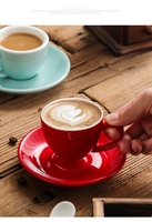 Tasses à expresso en porcelaine 75 ml, mini-tasses à café pour machine à expresso, petites tasses en céramique pour ristretto et café