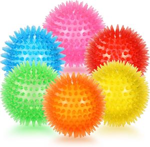 Screaming Spikeball 7.5cm Chew Pet Toys Dog Squeaky Spiky Ball Toys Pet Toy Ball <b>Squishy</b> Stress Ball - Product Image 1