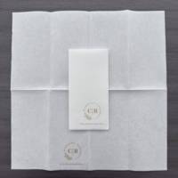 Serviettes personnalisées de haute qualité avec logo pour serviette d'invité jetable de fête de mariage