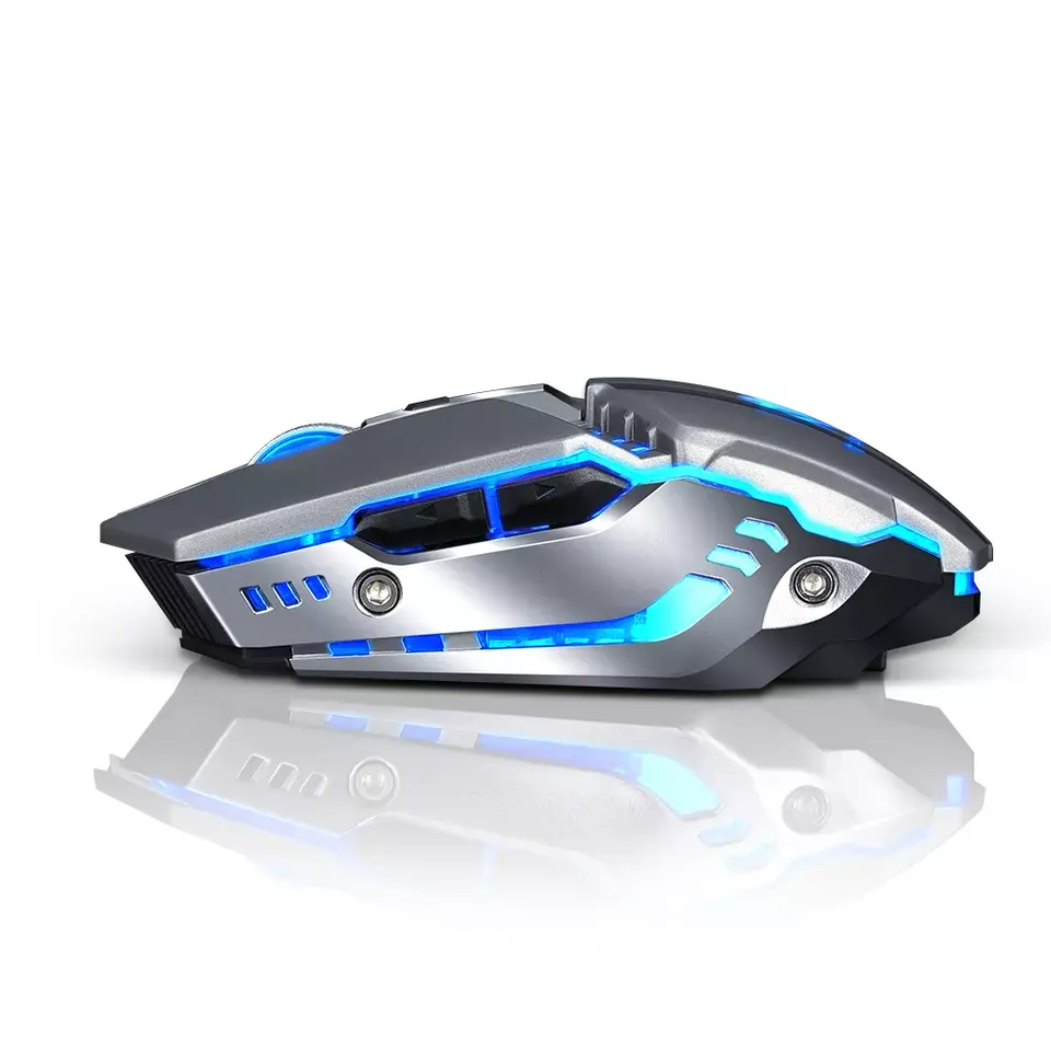 Mouse per Computer senza fili 2.4g Mouse senza fili 6 pulsanti novità Mouse senza fili