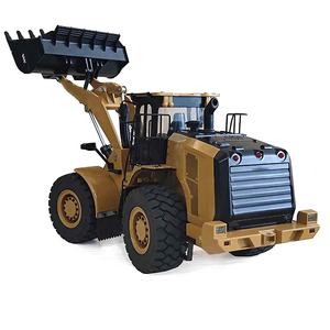 Camion d'ingénierie télécommandé Huina <span class=keywords><strong>Kabolite</strong></span> <span class=keywords><strong>K966</strong></span> 966 1:16 en métal CNC sans balais, bulldozer hydraulique RC, jouet, nouveau modèle 2023 - Product Image 3