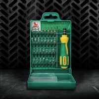 Kit d'outils de télécommunication Wili Lion 32 pièces W3475 Montre Ordinateur Réparation de téléphone portable Ensemble de tournevis 32 en 1