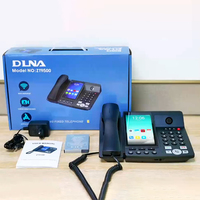 هاتف ذكي لاسلكي بشاشة لمس 5.5 بوصة يدعم DLNA و4G VOLTE مع مكالمات فيديو وكاميرا وصوت عالي الجودة وواي فاي وهاتف ثابت لاسلكي