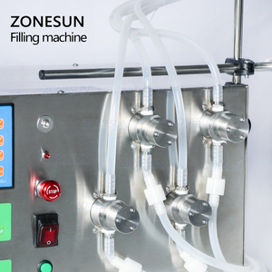 ZONESUN 4 Vòi Phun Mỹ Phẩm Bán Tự Động Bình Nước Tinh Dầu Chất Lỏng Chai Nhỏ Chai Rượu Máy Chiết Rót Chất Lỏng - Product Image 3