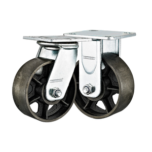 4 "5" 6 "8" <span class=keywords><strong>Heavy</strong></span> <span class=keywords><strong>Duty</strong></span> Industrial Rodízios De Ferro Fundido para Fábrica Trolley FERRO RODA Resistente Ao Calor Roda De Rodízio De Alta Temperatura - Product Image 2