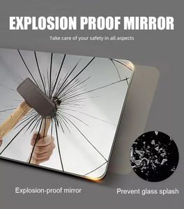 Appartamenti interni personalizzabili a colori morbidi che cambiano specchio intelligente da <span class=keywords><strong>bagno</strong></span> retroilluminato a specchio verticale illuminato in modo irregolare - Product Image 6