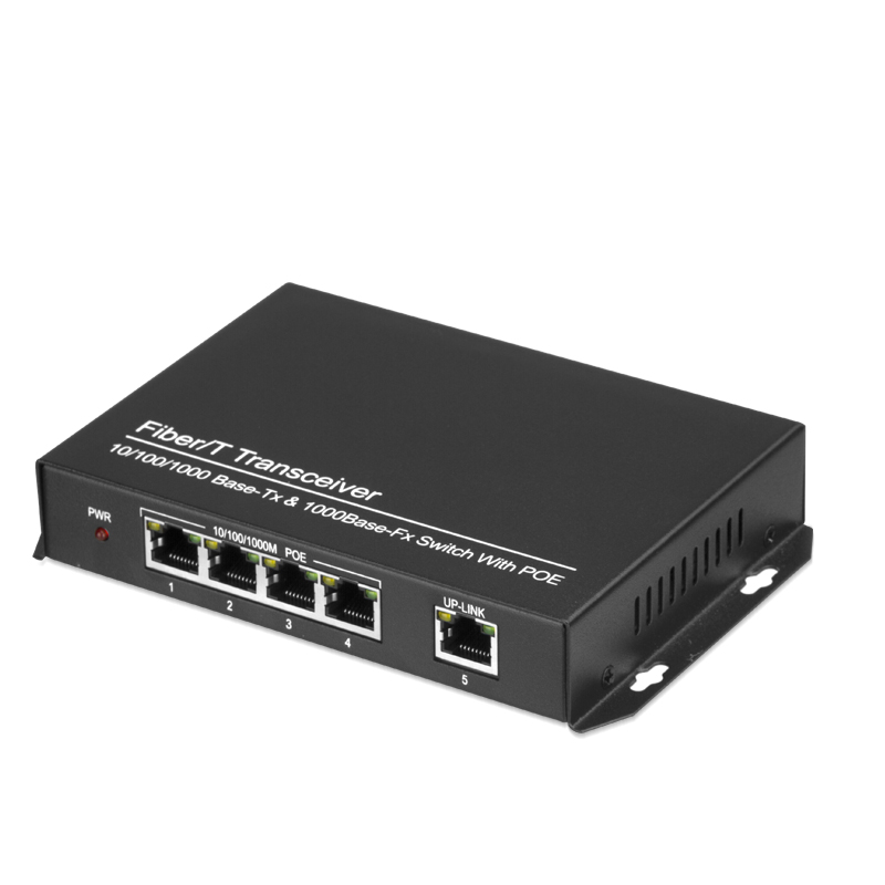 5 Порт Gigabit Ethernet PoE коммутатор 4 порта 1000 м PoE для ip-камеры Dahua