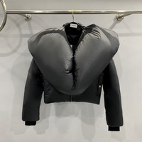 YuFan Veste matelassée noire personnalisée en polyester matelassé avec fonction imperméable Style décontracté grande taille fermeture à glissière réversible