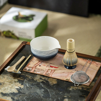 Nouvel Ensemble d'Accessoires de Matcha en Céramique Personnalisé Japonais pour la Vente en Gros – Fouet à Matcha Premium