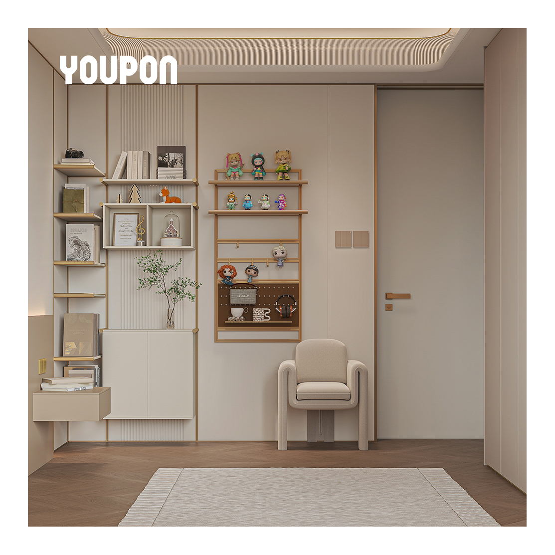 aluminium book shelves