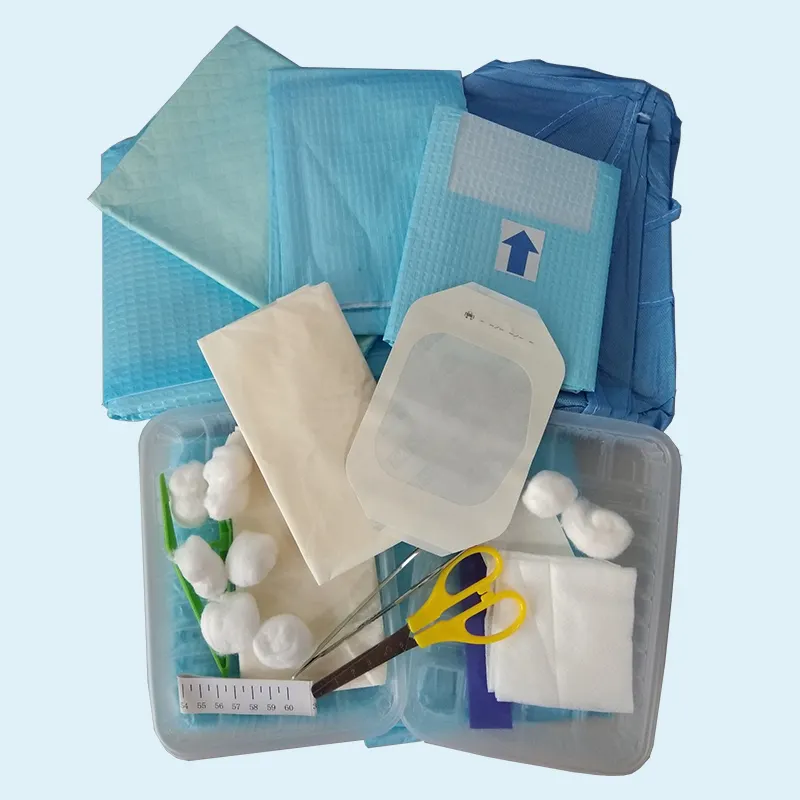 Linha central descartável PICC Consumíveis médicos para cuidados cirúrgicos Kit de curativos descartáveis médicos assépticos estéreis