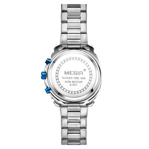 นาฬิกาข้อมือผู้ชาย MEGIR 2075 โครโนกราฟ เรืองแสง โลโก้สั่งทำได้ ตัวเรือนสแตนเลสสตีล นาฬิกาควอตซ์ - Product Image 4