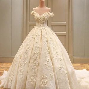 elegant wedding korean wedding dress Elegant Off Shoulder Blue Long Sleeves Mermaid Evening Dress SF079 main image 1