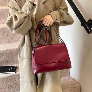 Bolso cuadrado pequeño de cadena de moda con textura nueva, bolso de hombro retro, bolso cruzado para mujer - Product Image 4