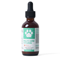 Gouttes multivitaminées liquides 15-en-1 pour chiens et chats 60 ml – Complément vitaminique pour animaux de compagnie pour la santé de la peau, du pelage et des voies urinaires