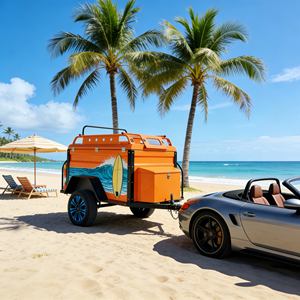 Rimorchio <span class=keywords><strong>Camper</strong></span> Fuoristrada Robusto in Offerta Speciale, Rimorchio <span class=keywords><strong>Camper</strong></span> Resistente per Terreni Difficili, Montagne e Viaggi nel Deserto - Product Image 1