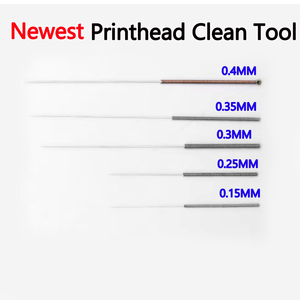 Aiguille propre de collecteur de tête d'impression pour <span class=keywords><strong>Epson</strong></span> I3200 4720 DX6 L1800 L805 1390 L800 pour nettoyer le filament restant à l'intérieur des buses - Product Image 3