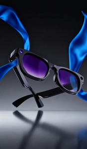 نظارات ذكية للترجمة الفورية بتقنية الذكاء الاصطناعي لعام <span class=keywords><strong>2026</strong></span>، تسجيل فيديو بدقة 1080 بكسل، كاميرا 8 ميجابكسل للتصوير الرياضي مع خاصية التعرف على الأشياء - Product Image 2