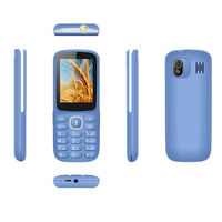 Téléphone portable à clavier double SIM GSM, design barre, prise en charge des langues espagnole, allemande, française, système d'exploitation Linux, écran TFT VGA, lampe torche, batterie 3000-3499 mAh