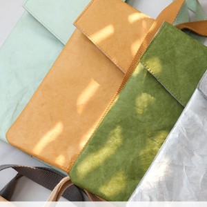 Washable Kraft Paper <b>Laptop</b> <b>Sleeve</b> Bag Double Layer Shockproof Felt Lining Handheld Notebook Carrying Case - Product Image 5
