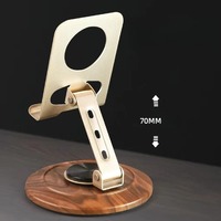 Support de téléphone portable de bureau amélioré pour iPhone, iPad, Xiaomi – Support universel réglable pour tablette et téléphone portable