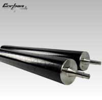Rouleau de guidage en fibre de carbone résistant à l'usure, conception à faible inertie et haute vitesse avec embout en aluminium