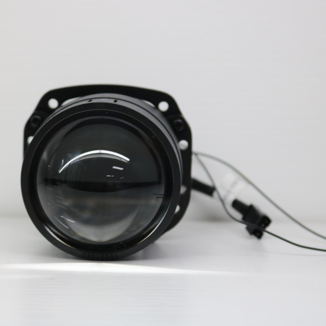 2.5 Inch Super Bright Light High Low Beam Led Headlight Car Bi Led Projector Lens with Flat Cutting Light