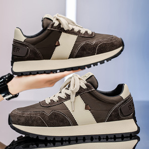 Baskets à lacets pour hommes de qualité célèbre hauteur augmentant à la mode Sports d'hiver chaussures de marche Massage nouveaux hommes chaussure - Product Image 4