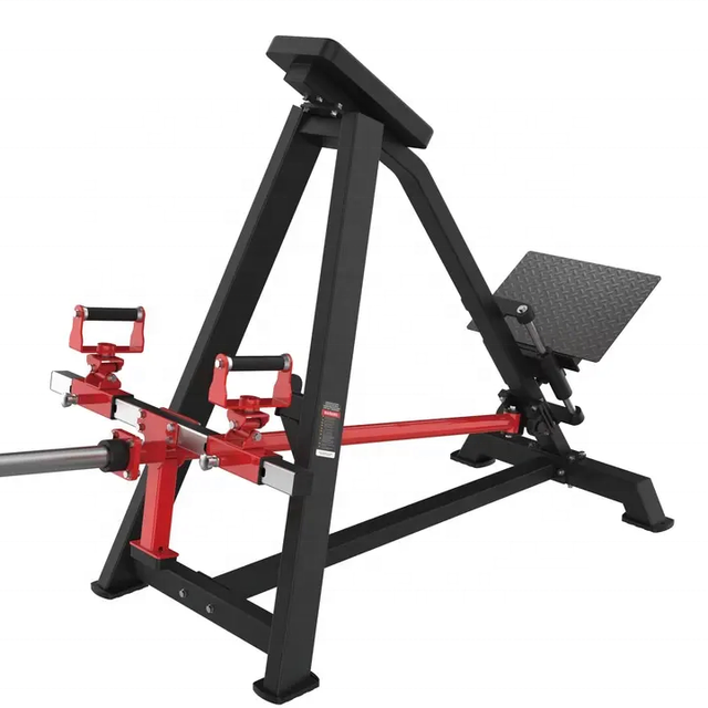 T-Bar Horizontal Back Level Rower Horizontal Incline Pull Bar Bent-Over Row Deadlift Comprehensive Strength Training Equipment