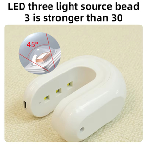 New Mini UV LED Nail Dryer Lamp with LCD Display 30/60S <b>Timer</b> Quick Curing Gel Polish USB Portable Manicure Tool - Product Image 6