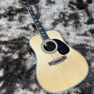 Guitare artisanale de haute qualité de 41 pouces, réplique de Martine D45, avec une table en épicéa massif et une éclisse en palissandre, adaptée aux performances - Product Image 5