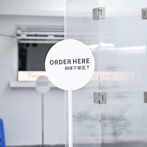 Panneau de sol de style INS, Panneaux d'affichage en métal peint, Imperméable extérieur, personnalisable - Product Image 3