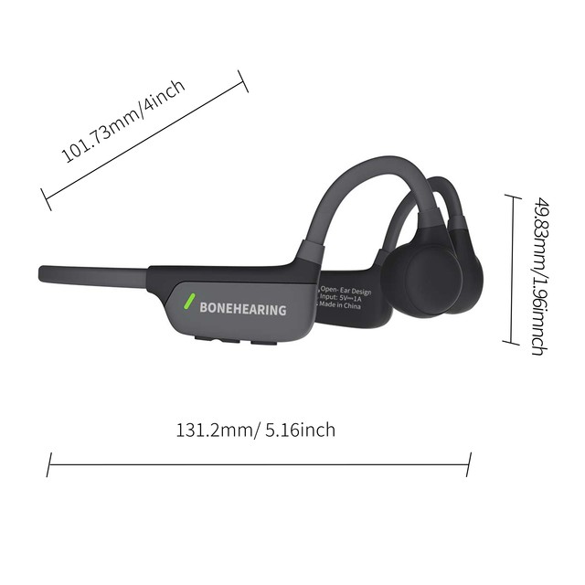 OEM Bone Conduction Hearing Amplifier Open Ear Comfortable Sound Enhancement Device Lightweight Wearable 16 Channels 10H Battery