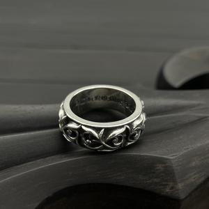 <span class=keywords><strong>Anillo</strong></span> de vid de moda - Bandas de pareja de vid eterna de <span class=keywords><strong>plata</strong></span> de <span class=keywords><strong>ley</strong></span> para hombre y mujer - Product Image 2