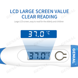 מדחום גוף דיגיטלי לשימוש ביתי בבית השחי המצח קריאת rohs חומר פלסטיק מוסמך לזיהוי חום - Product Image 6