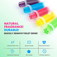 Nouveau Gel Nettoyant WC 6 Fleurs, Désodorisant Parfum Salle de Bain, Nettoyant Désodorisant pour Toilettes