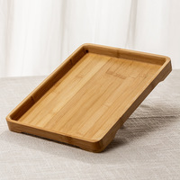 Organisateur de station de café plateau de service personnalisé restaurant plateau de service alimentaire plateau de bar en bois de bambou échantillons gratuits